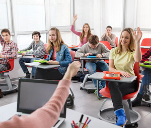 Modern Classroom Students